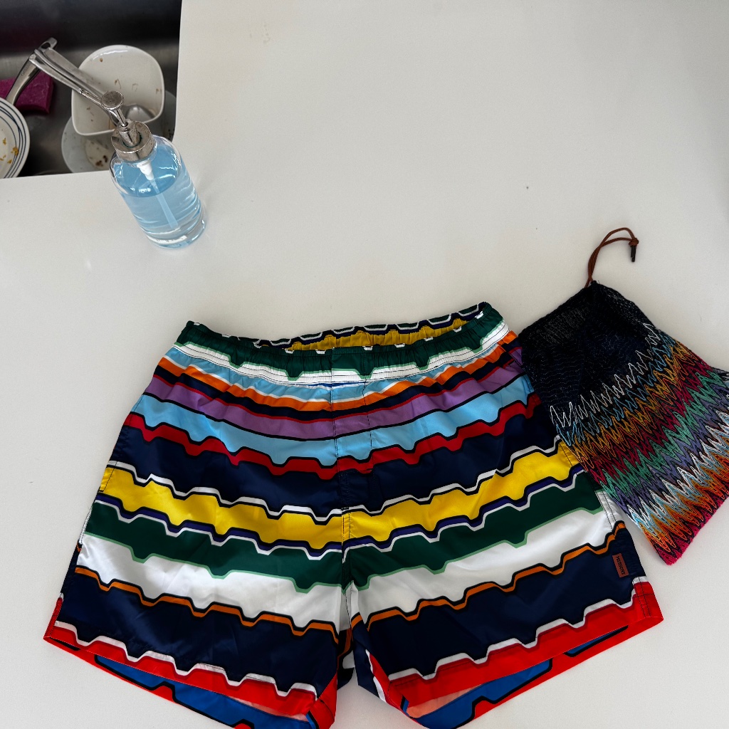 New Missoni Mare Mens Bathing Suit Swim Trunks Small